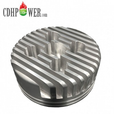 CNC big round cylinder head, silver color high compression head motor head