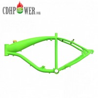 Gas Frame 2.4L- Green/bicycle frame can install the engine kit