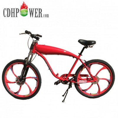 CDH GT-2B 26 Inch Gas Bike w/2.4L Gas Frame (Red frame with Red wheel)