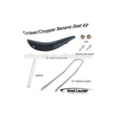 Banana bicycle saddle, bicycle seat, banana saddle kit