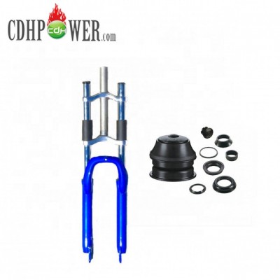 26 Suspension Fork-Blue & Headset Combo