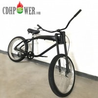 26 " Black Gas Bike with 3.4L Gas Frame